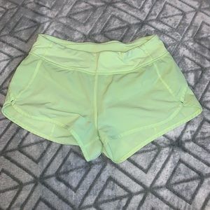 neon yellow ivivva shorts